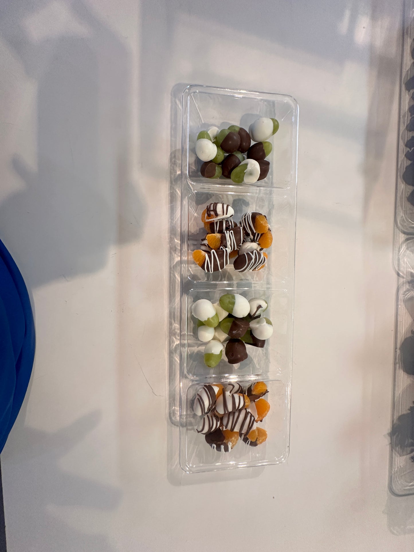 Custom Fruit Tray Add-Ons: Pineapple, grapes, cuties, and cherries